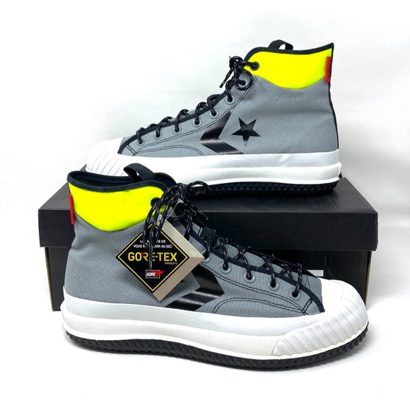 CONVERSE Men's Size 11 169360C Bosey VC GTX High Top Grey Black Canvas Sneakers - Picture 3 of 10